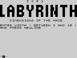 Opening screen