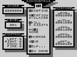 Running screen