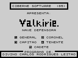 Opening screen