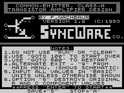 Running screen