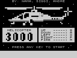 Opening screen