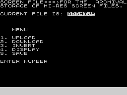 Running screen