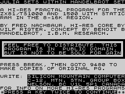 Running screen