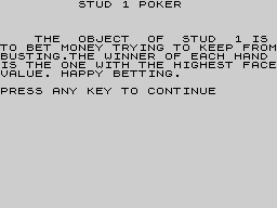 Running screen