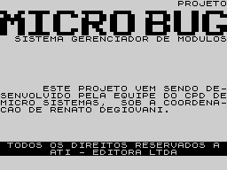Opening screen