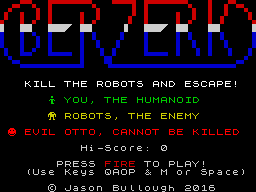 Opening screen