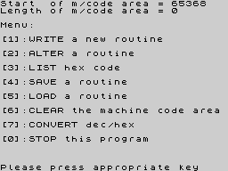 Running screen