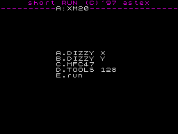 Running screen