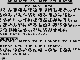 Running screen