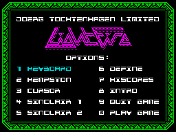Opening screen