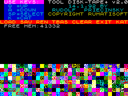 Running screen