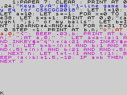 Running screen