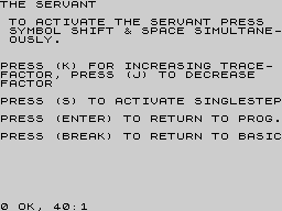 Running screen