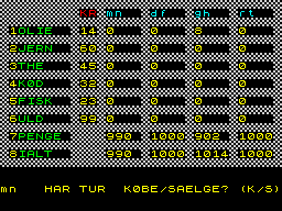 Running screen