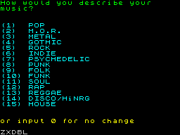 Running screen