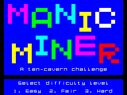 Opening screen