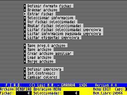 Running screen