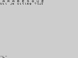 Opening screen