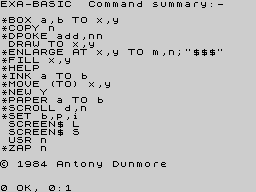 Running screen