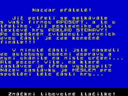 Running screen