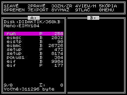 Running screen
