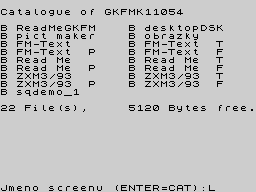 Running screen
