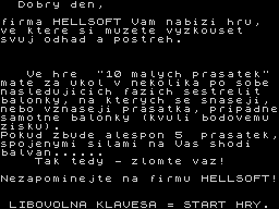 Opening screen
