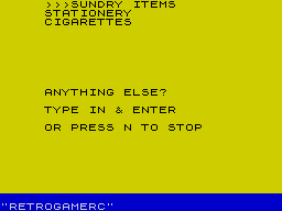 Running screen