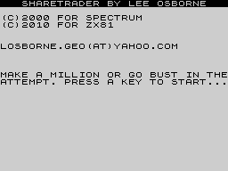 Running screen