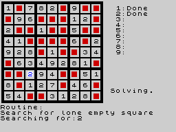 Running screen