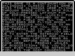 Running screen