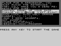 Running screen