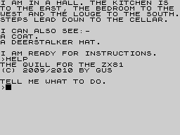 Running screen