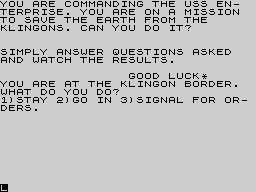 Running screen