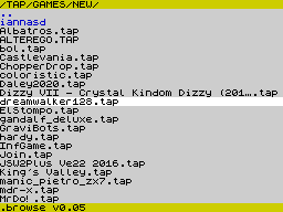 Running screen