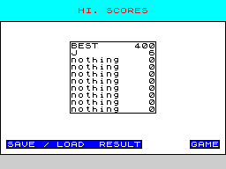 Running screen
