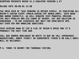 Running screen