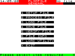 Running screen