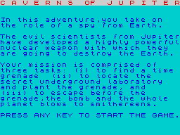 Opening screen