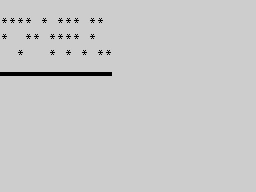Running screen