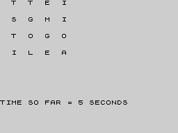 Running screen