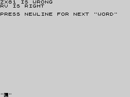 Running screen
