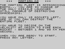 Running screen