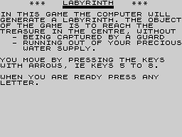Running screen