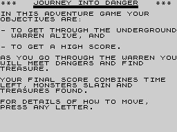 Running screen