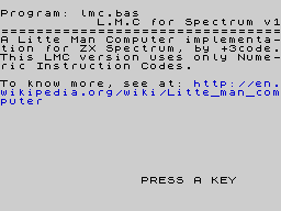Opening screen