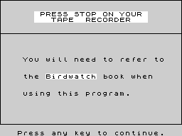 Running screen
