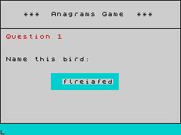 Running screen