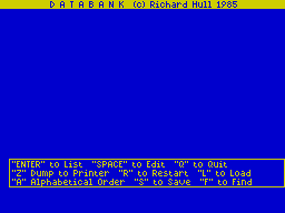 Running screen