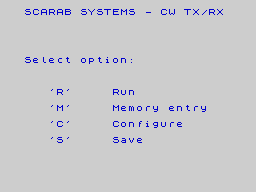 Running screen